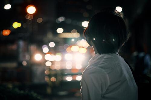中の人の写真