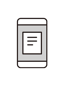 スマホでメールを確認アイコン