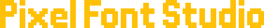 PixelFont Studio