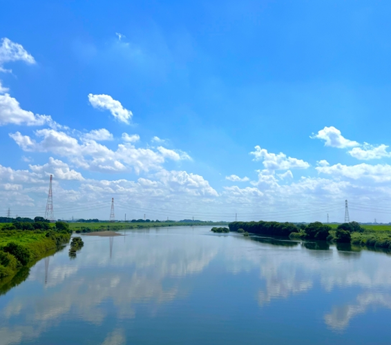 利根川の風景