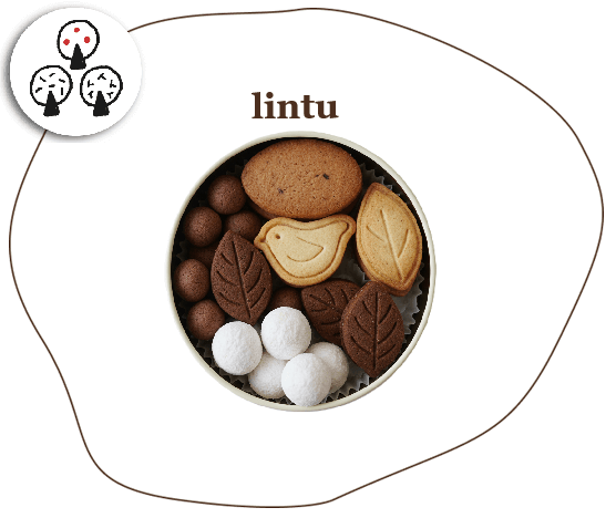 lintu クッキー缶