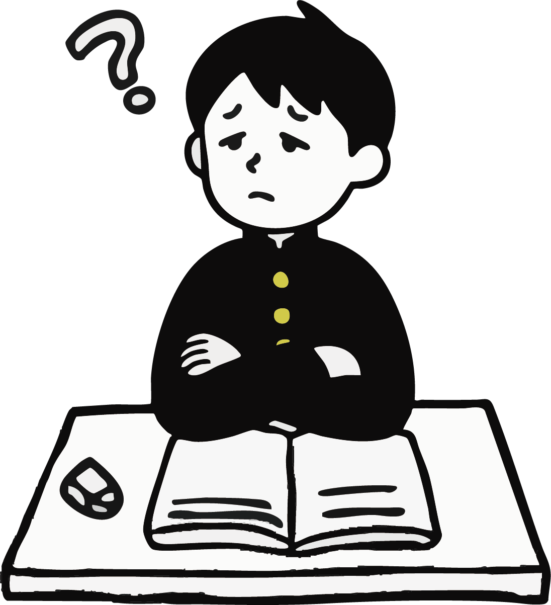 悩む男の子