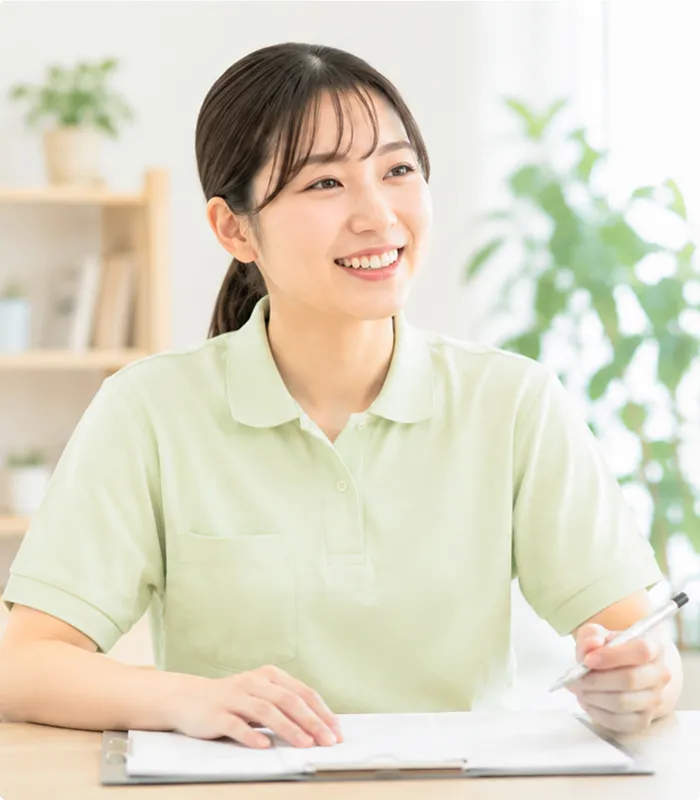 先輩女性の写真